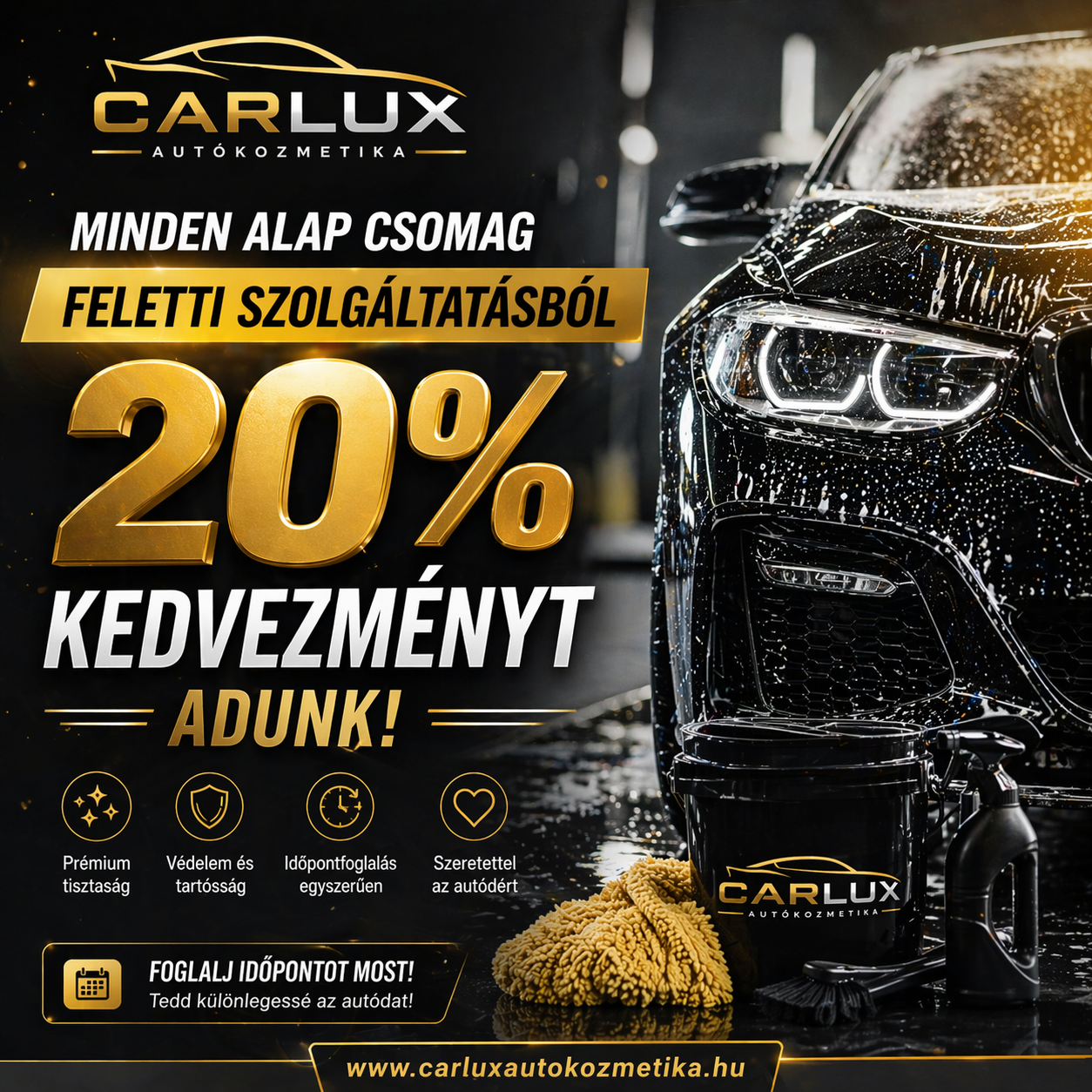 Carlux Autókozmetika akció